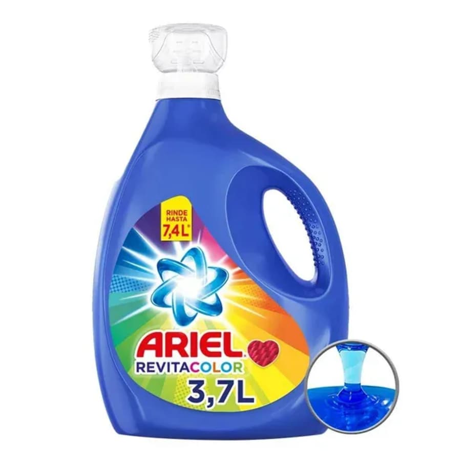 Detergente Ariel Liq Revitacolor 3.7L