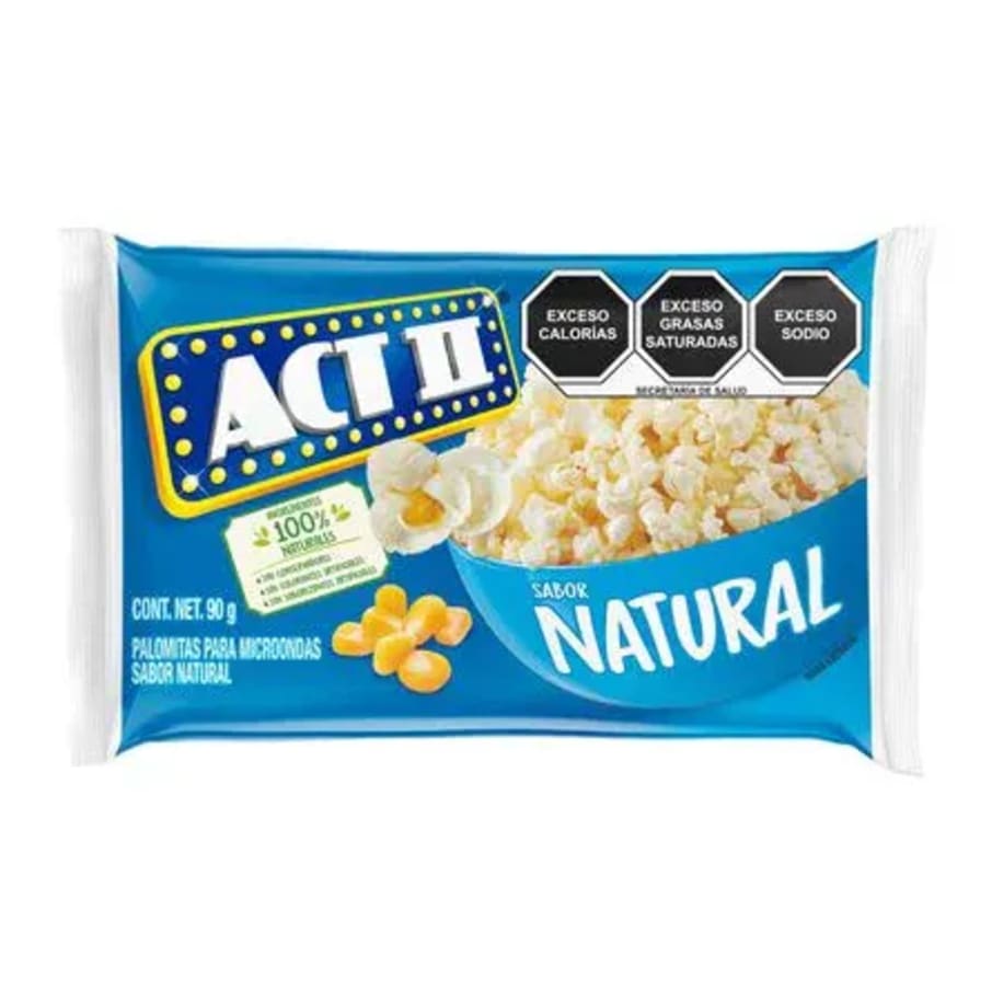 Palomitas Act Ii Natural 90 Gr