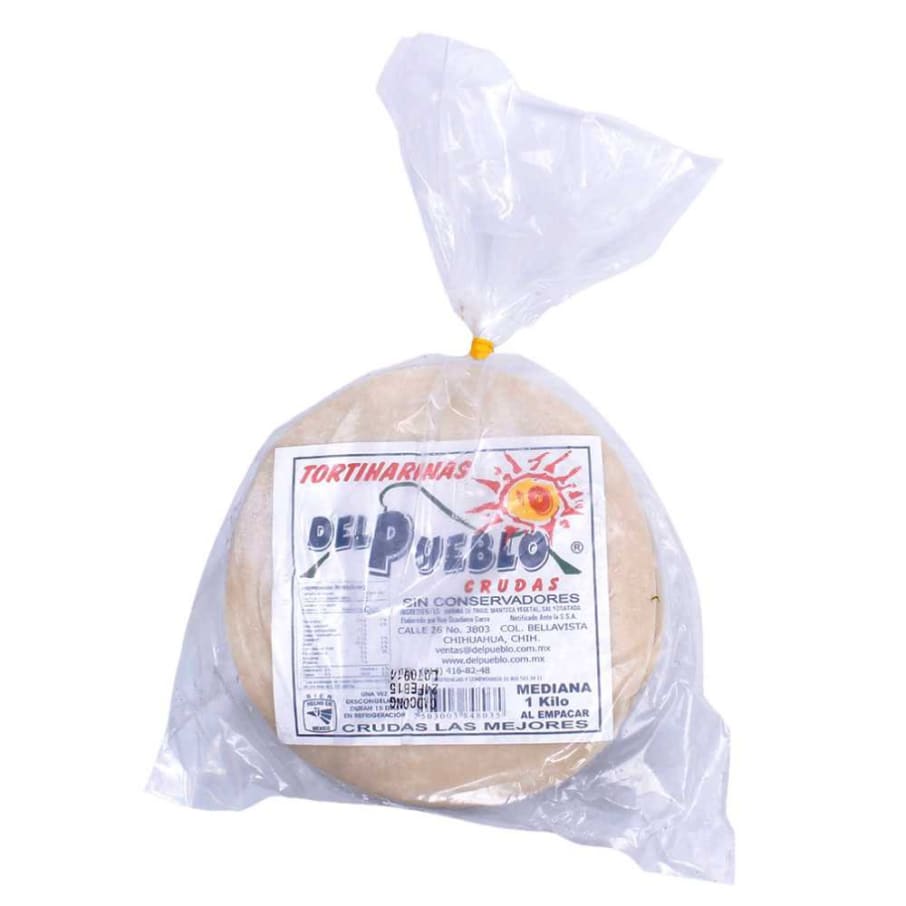 Tortilla De Harina Cruda Mi Pueblo 1Kg