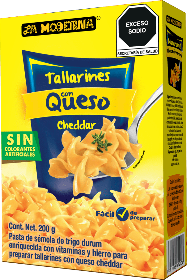 Tallarines C/Queso La Moderna 200 Gr.