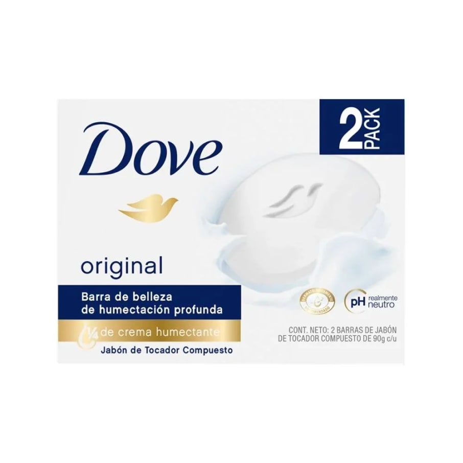 Jabon Dove Original 90G 2 Pack