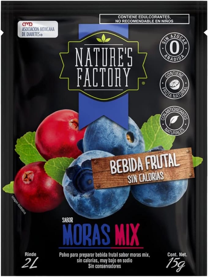 Natures Factory Frutal Moras Mix 100/15G