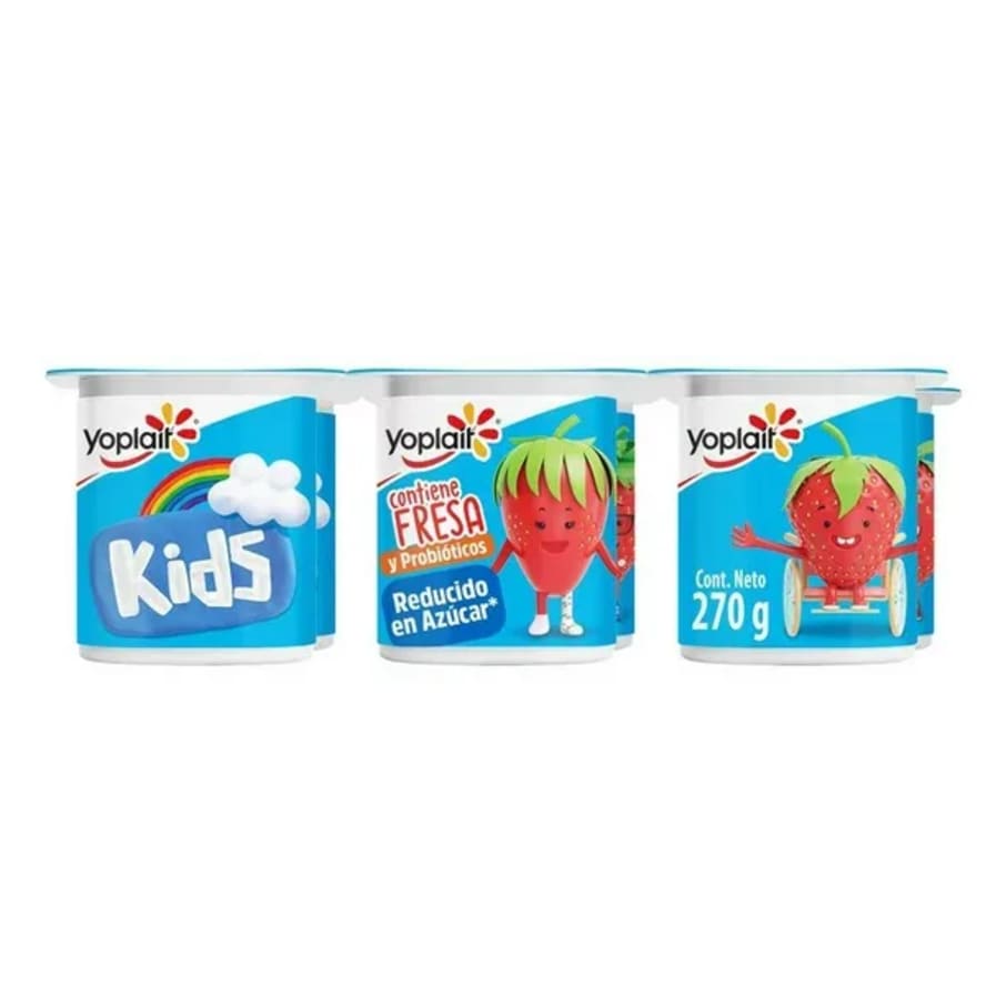 Yoghurt Kids Bat. Fresa Yoplait 270Gr