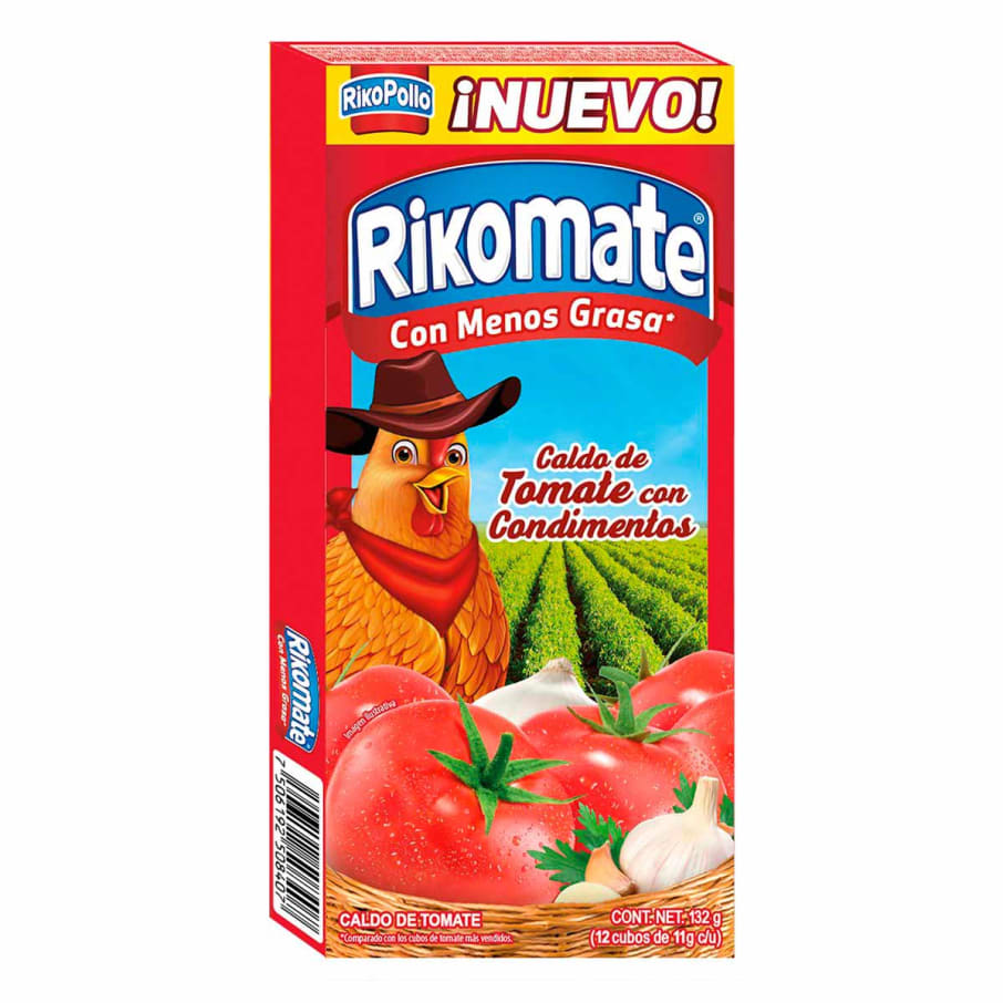 Consome Rikomate 12 Cubos