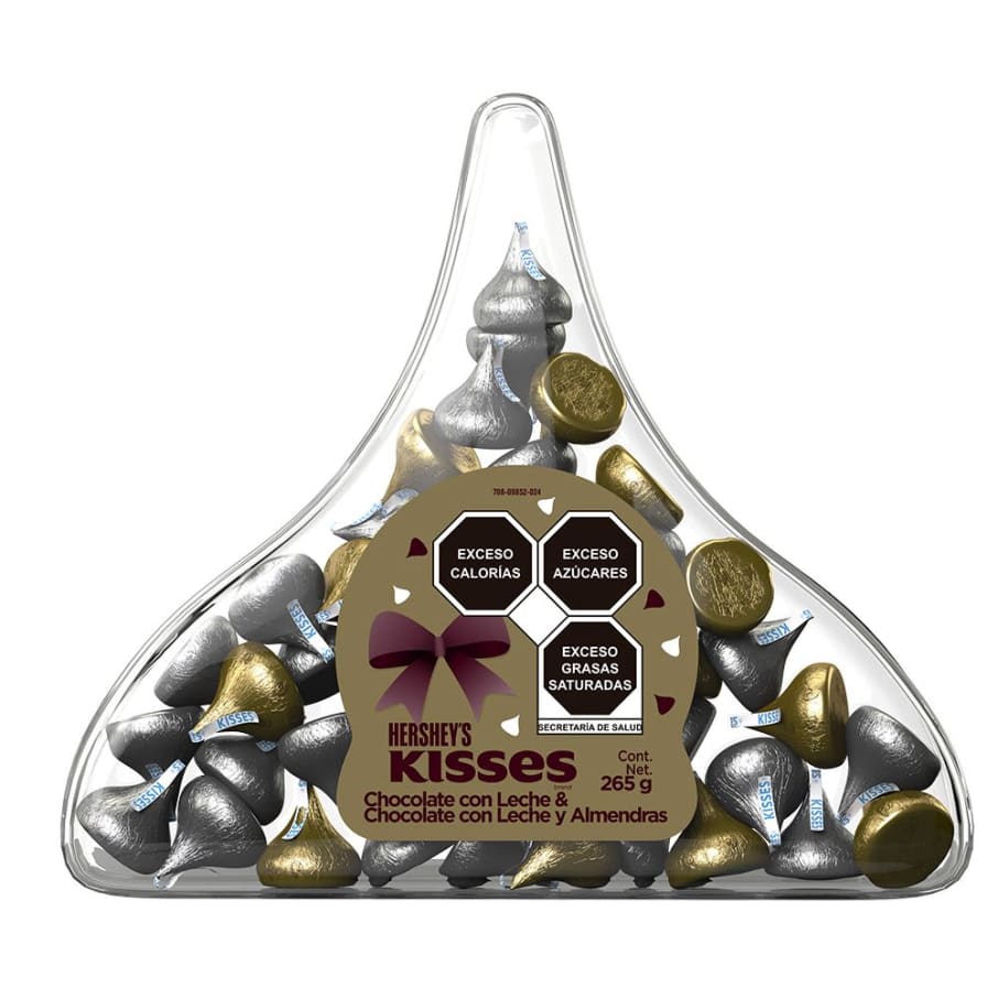 Estuche Kisses Surtido Leche Y Almendras 265 Gr