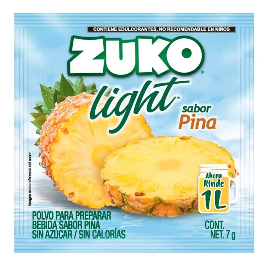 Concentrado Zuko Light Piña 7 Grs.