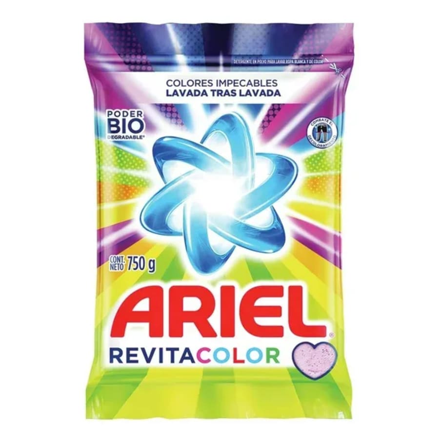 Detergente Ariel Revitacolor Pwd 750 Gr