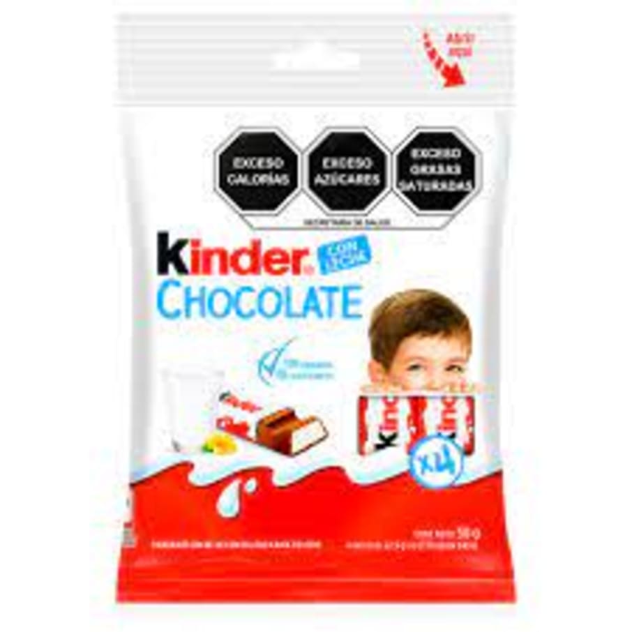 Chocolate Kinder C/4 50 Gr.