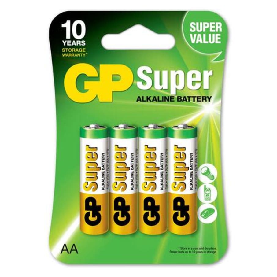 Pila Gp Super Alkaline Aa C/4