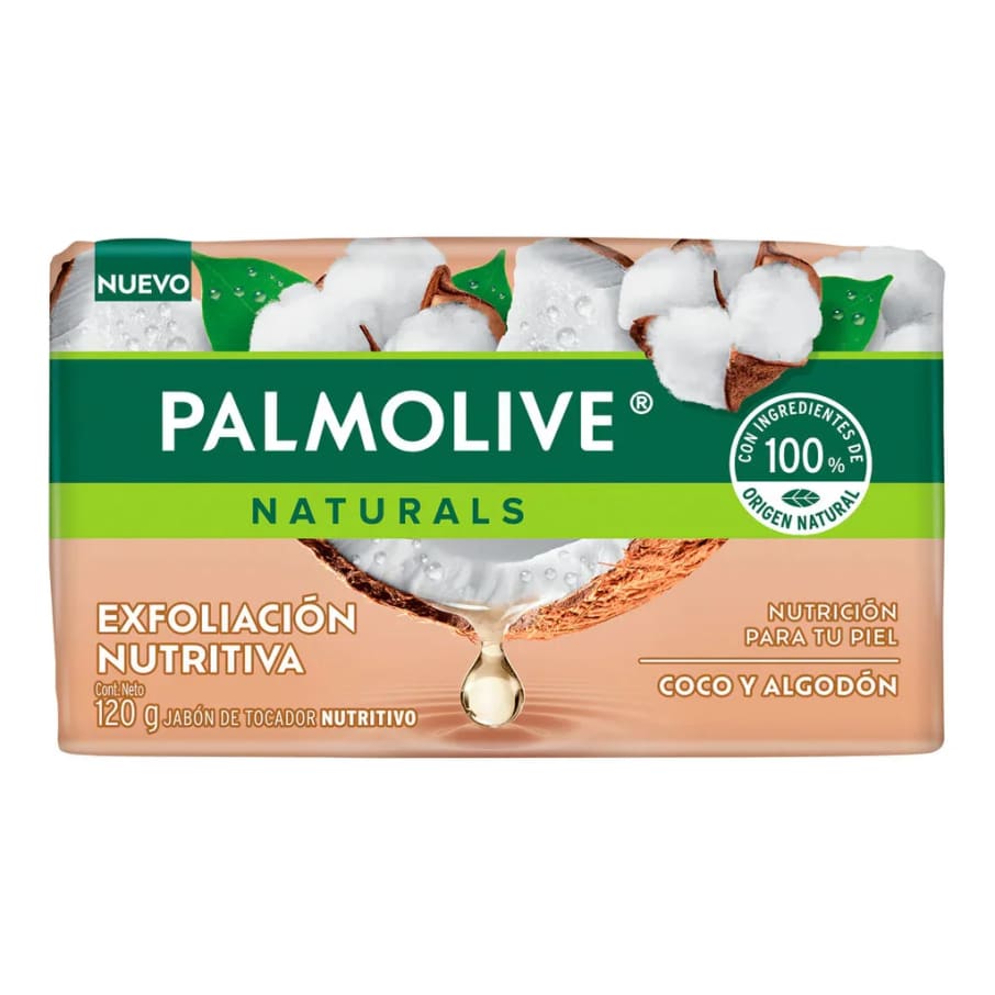 Jabon Palmolive Naturals Coco Y Algodon 120 Gr