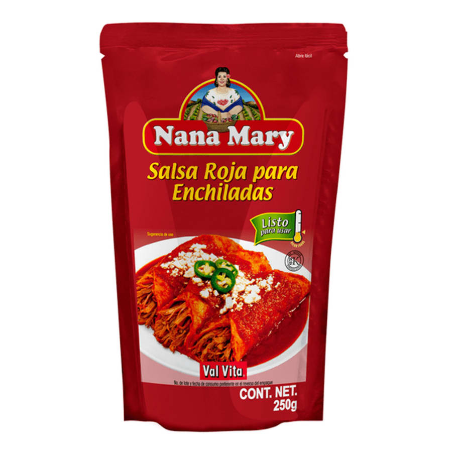 Salsa Roja Nana Mary Para Enchiladas 250 Gr