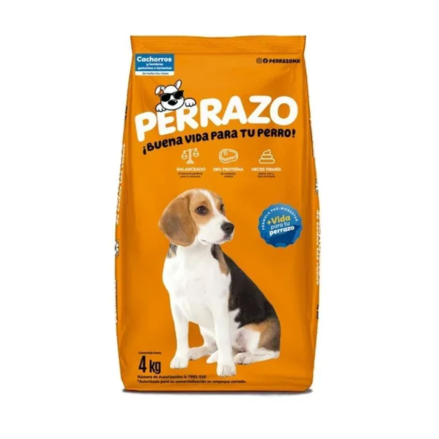 Alimento P/Perro Perrazo Cachorro 4 Kg