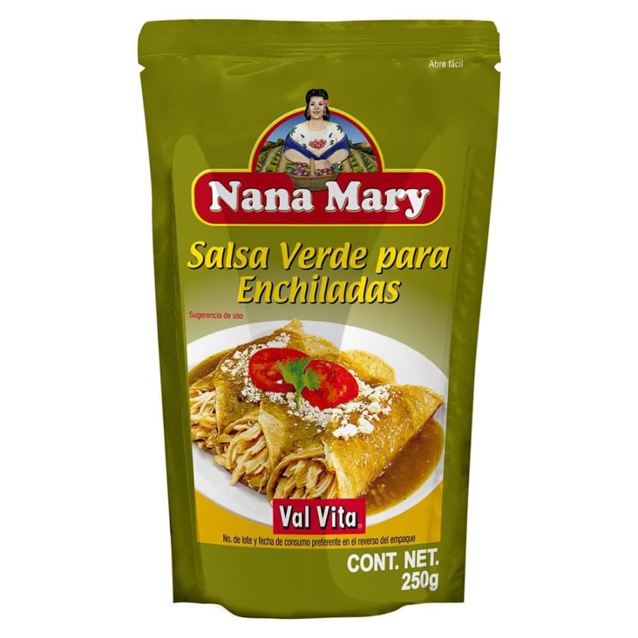 Salsa Verde Nana Mary Para Enchiladas 250 Gr