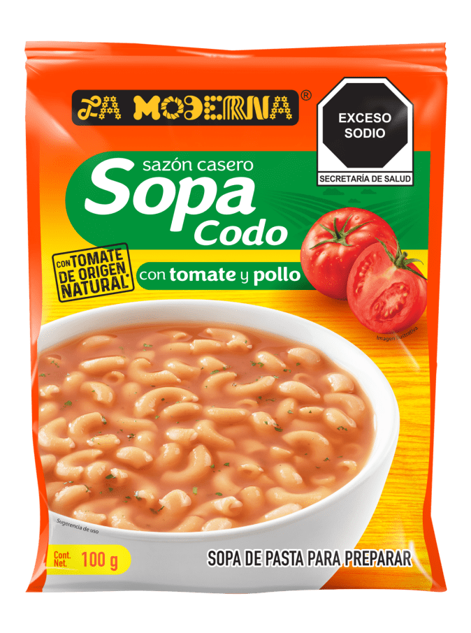 Sopa En Sobre Coditos La Moderna 100 Grs