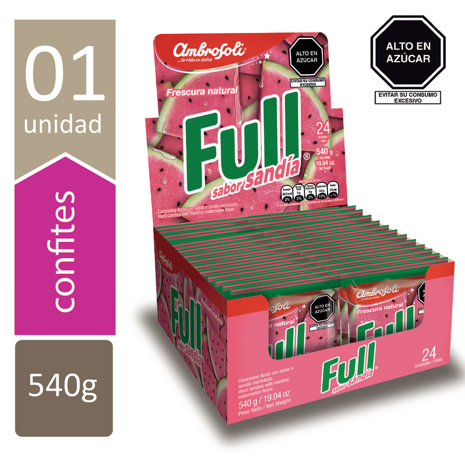 CARAMELO FULL SANDIA DP 24 UNIDADES 