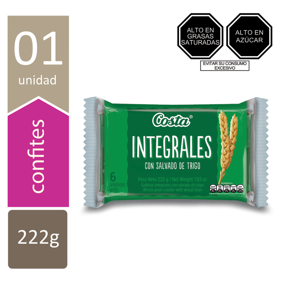 GALLETA INTEGRALES 6x37 GR