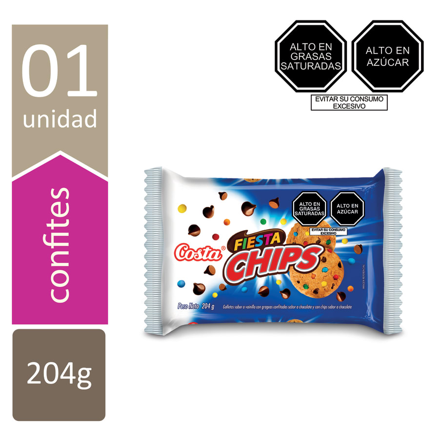 GALLETA CHIPS FIESTA 6x34 GR