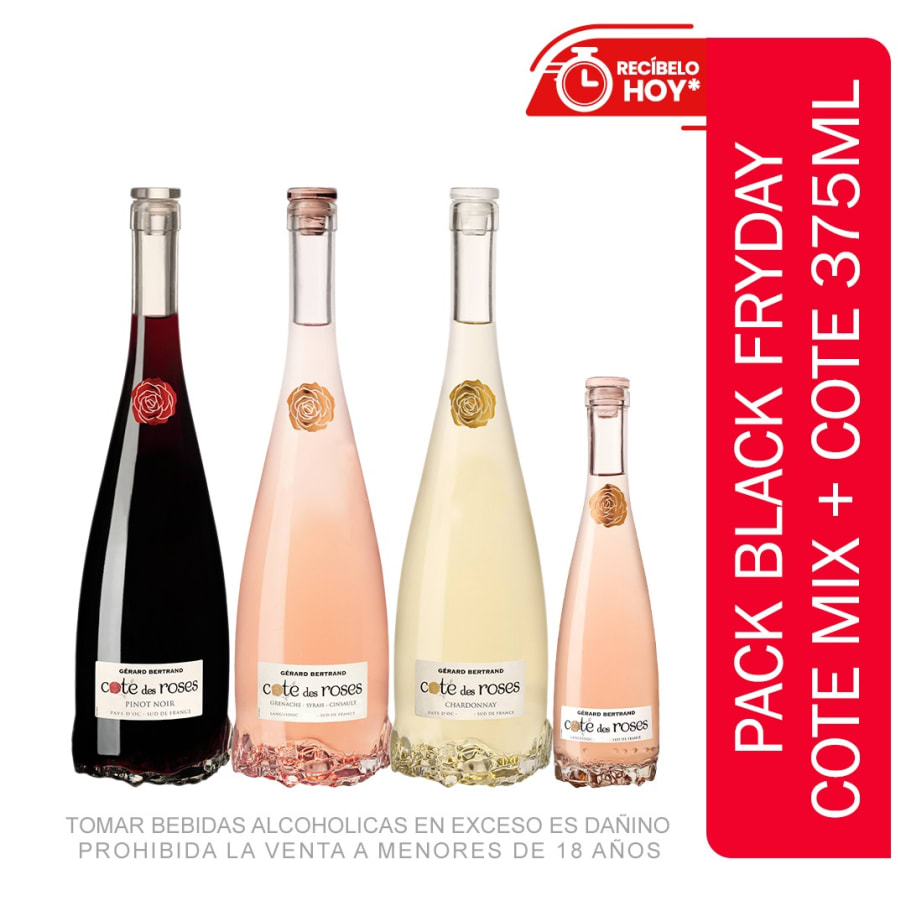 Pack Cote des Roses Mix + Cote Rosé 375ml