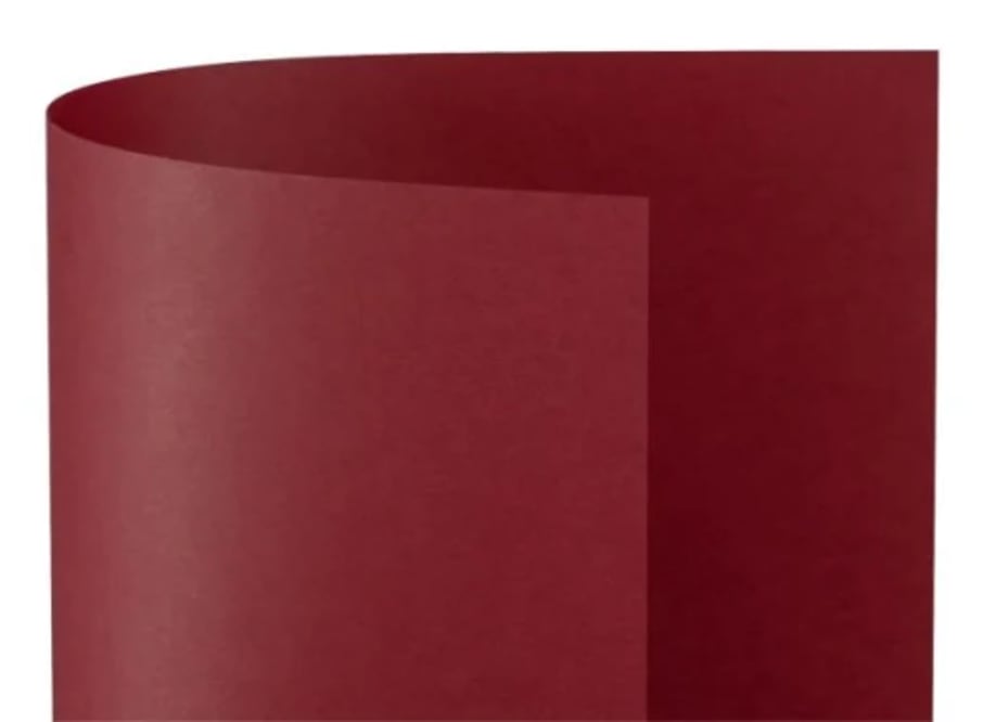 6001523 - PAQ. 125H 200GSM BURANO LUCE ROSSO INDIANO 70X100CM