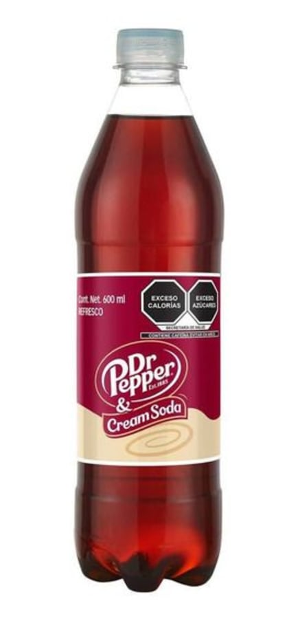 Refresco Dr Pepper Cream Soda 600 Ml. Pet