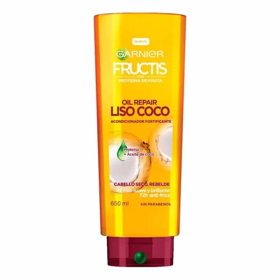 Acond. Fructis Oil R Liso Coco 650Ml