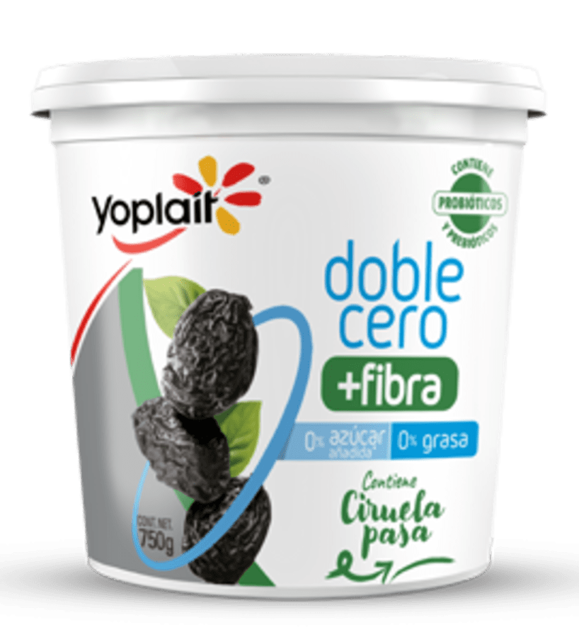 Yoghurt Yoplait Bat Doble Cero+Fibra Ciruela 750Gr
