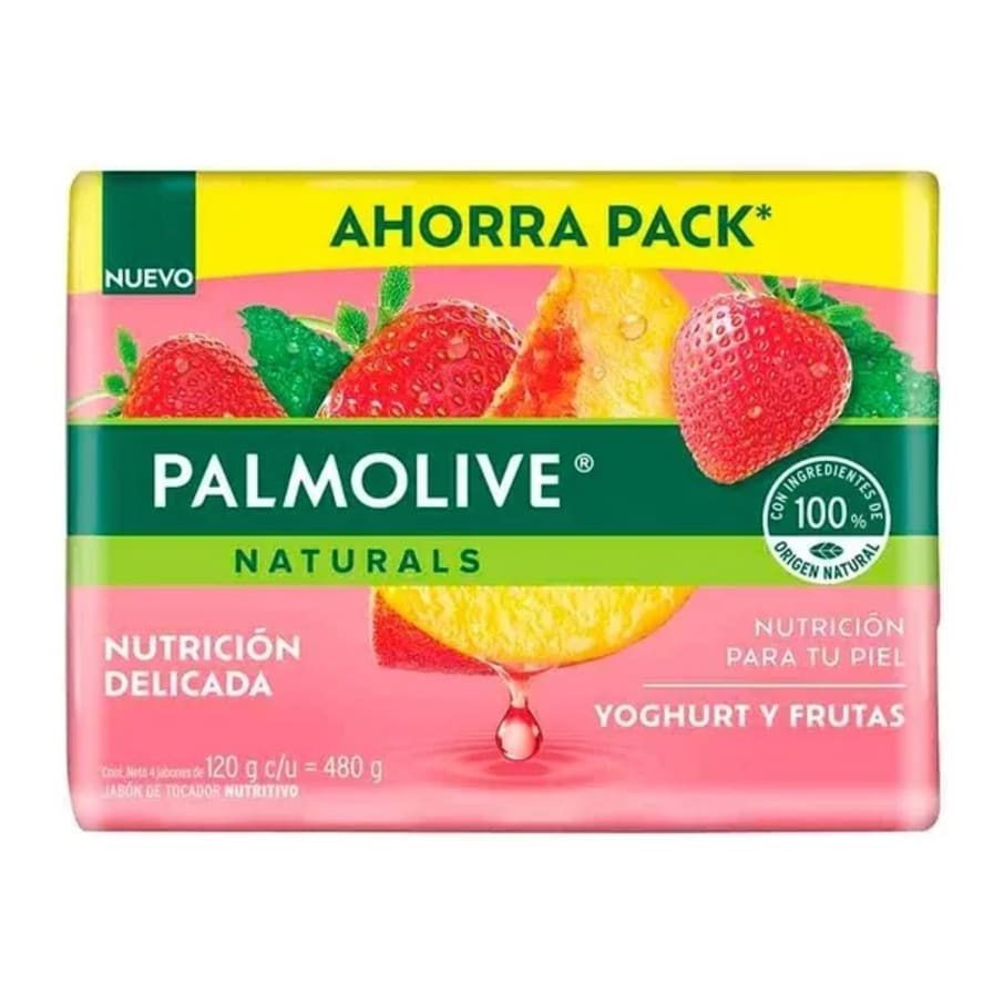 Jabon Palmolive Natural Yoghurt Y Frutas 120 Gr