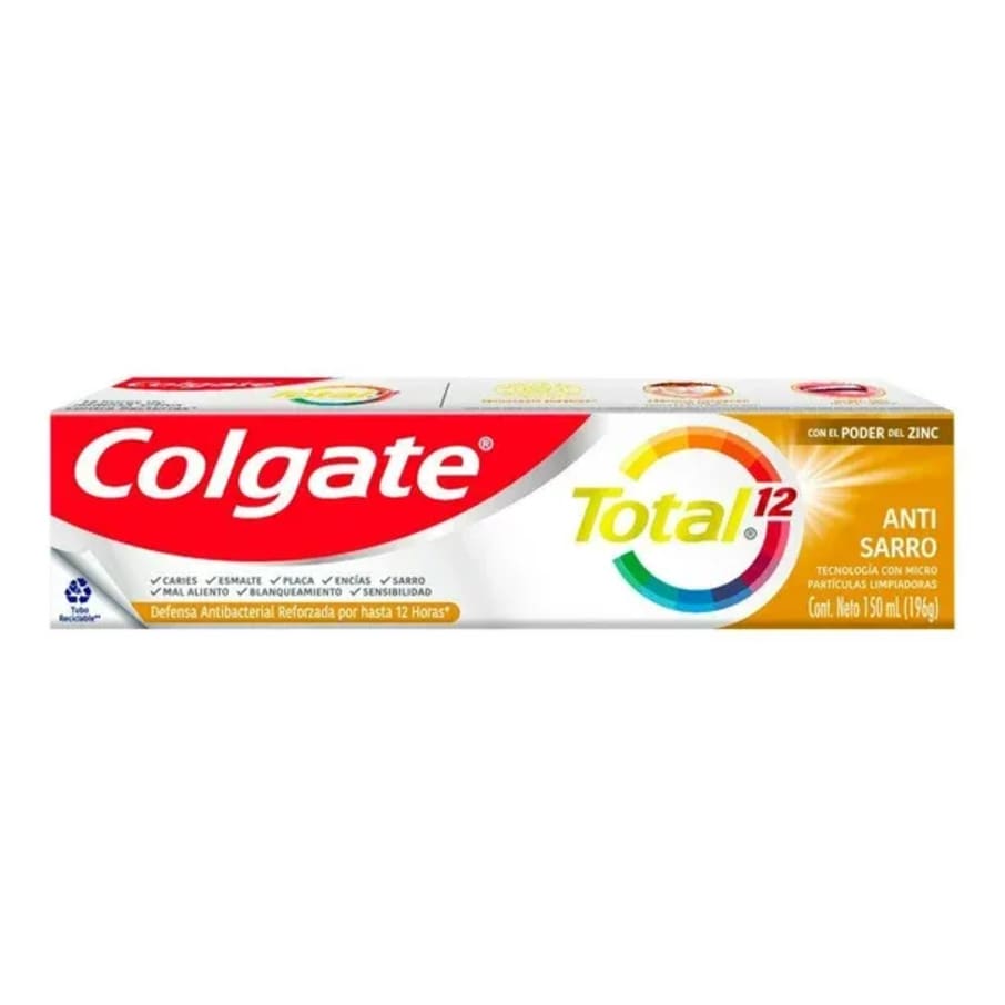 Pasta Dental Colgate Total12 Control Anti Sarro 150Ml