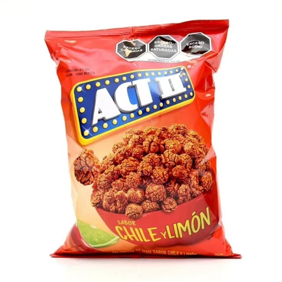 Palomitas Act Ii Chile/Limon 110 Gr