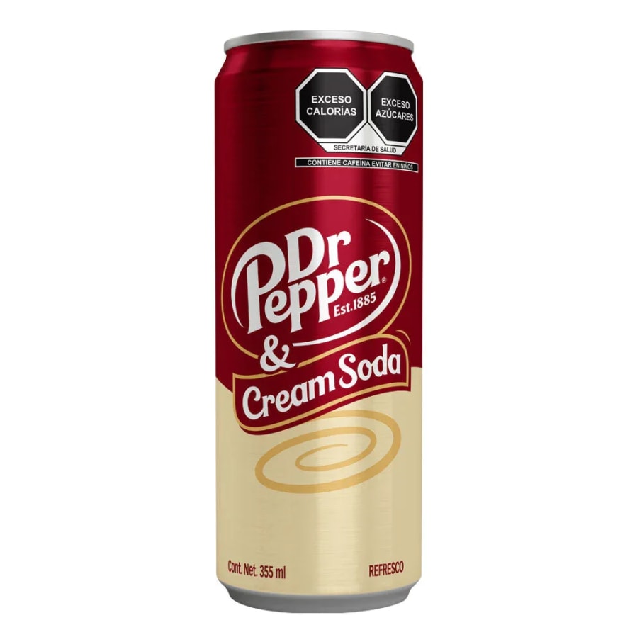 Refresco Dr Pepper Lata Slk Cream Soda 355 Ml.