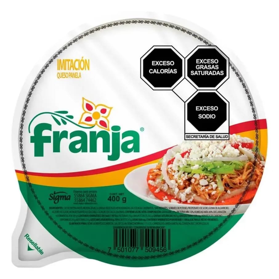 Imitacion Queso Panela La Franja 400Gr