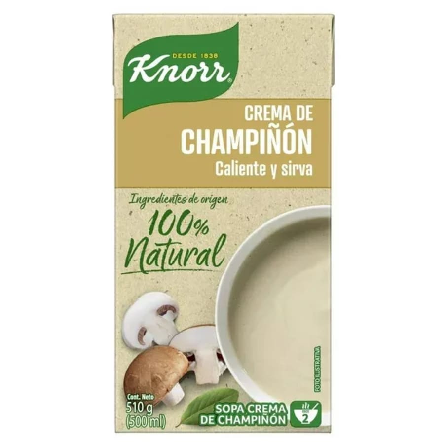 Crema Knorr Champinon 500Ml