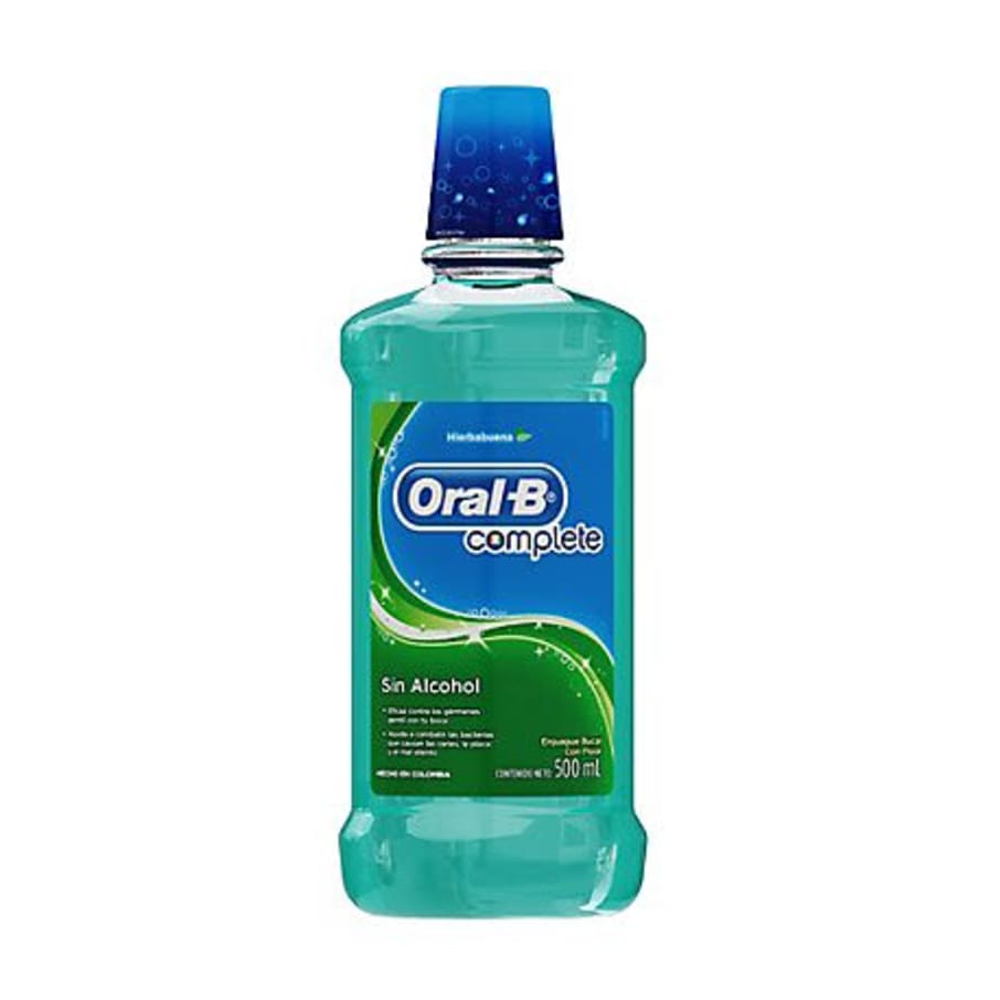 Enjuague Bucal Oral B Complete Hierbabuena 500 Ml