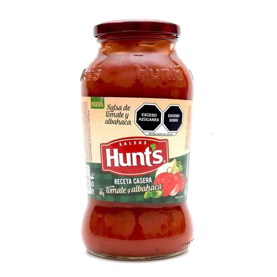 Salsa Hunts Tomate Albahaca 680 Gr