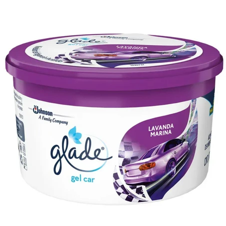 Aromatizante Glade Auto Lavanda Marina 70Gr