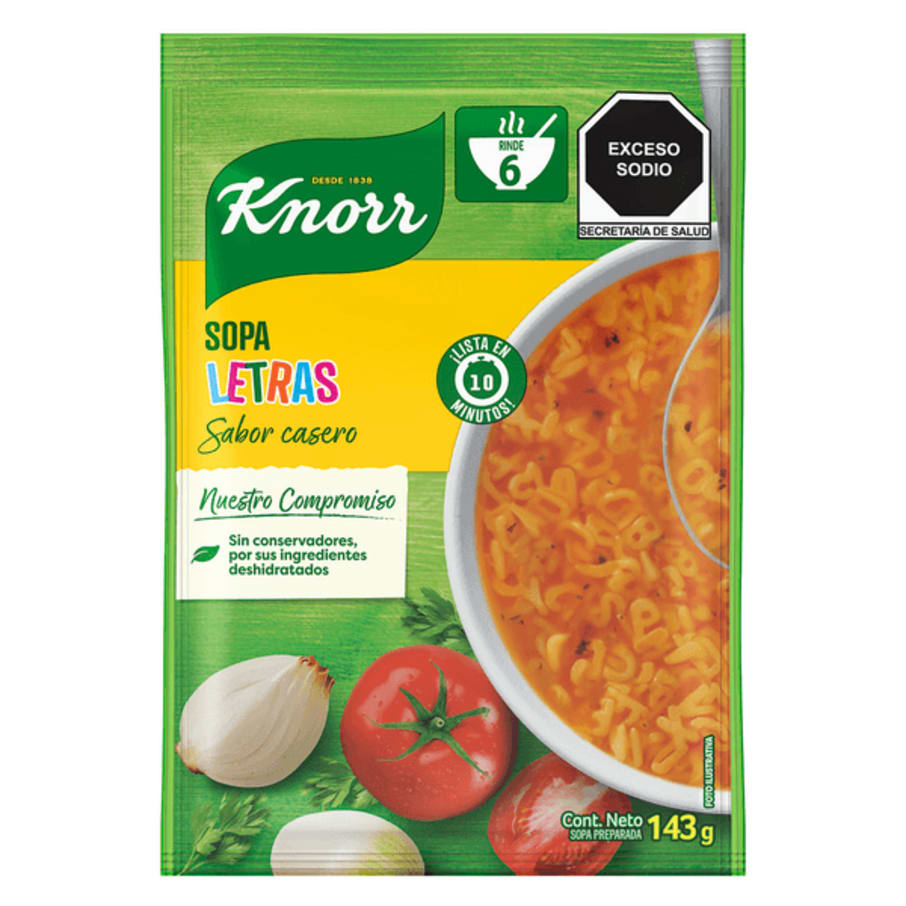 Knorr Sopa Letras 24X143G