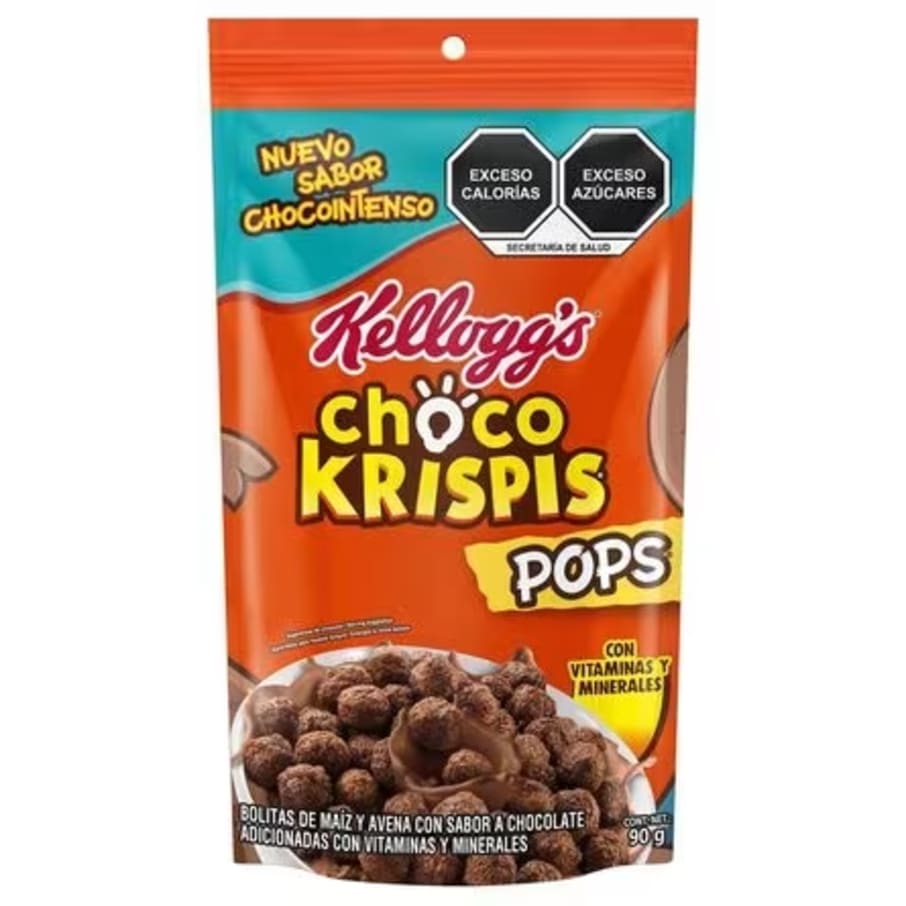 Cereal Choco Krispis Pops 90 Gr Bolsa Kelloggs Aa, A, B