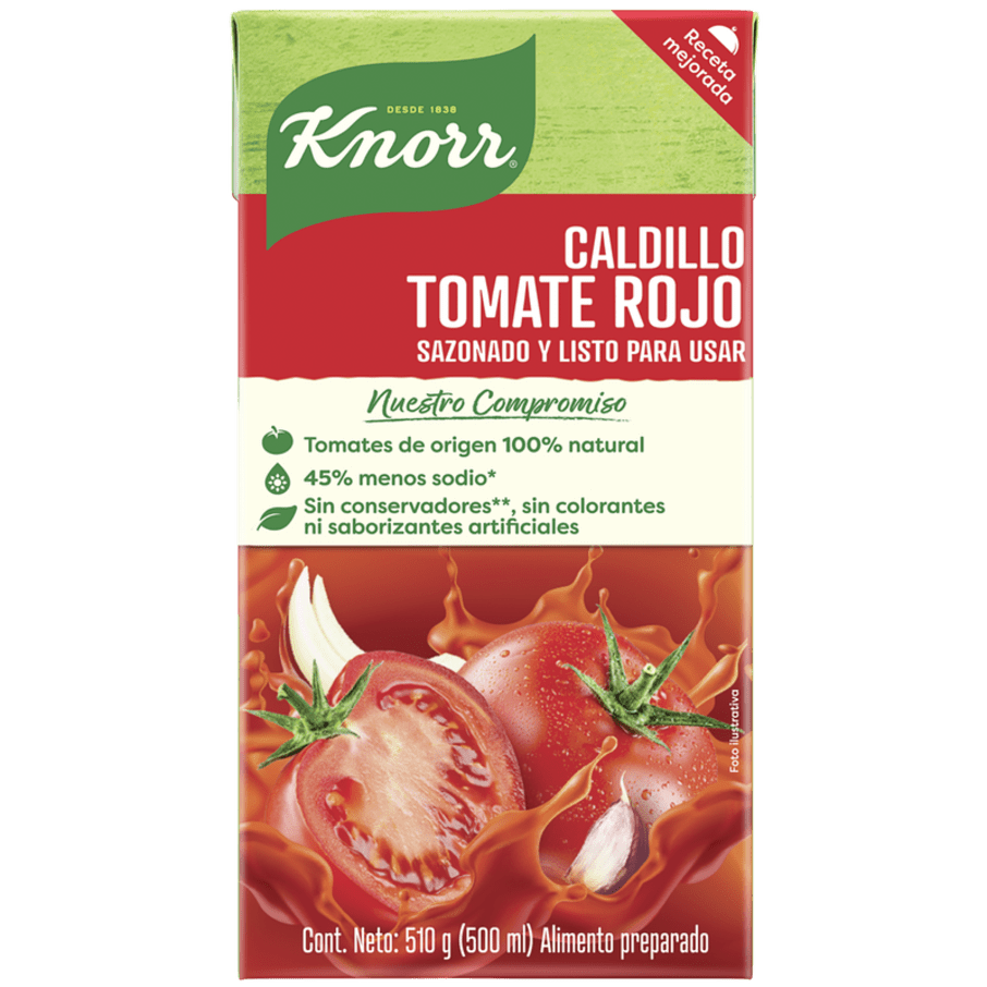 Caldillo Tomate Rojo Knorr 500 Ml