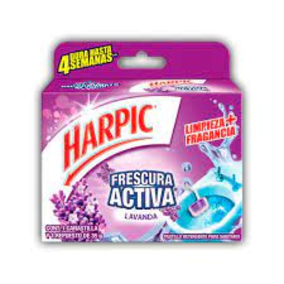 Pastilla En Canastilla Harpic Lavanda 35 Gr.