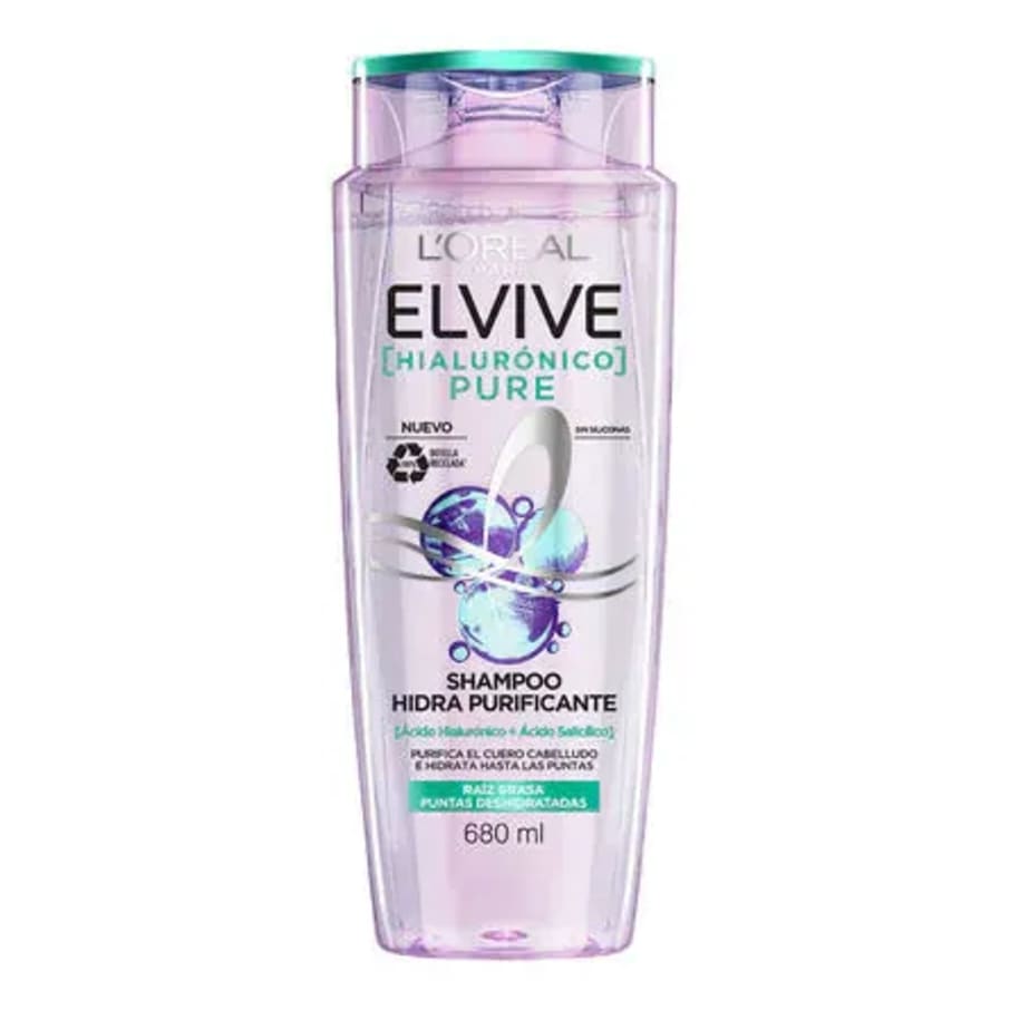 Sh Elvive Hidra Hialuronico Pure Sh 680Ml