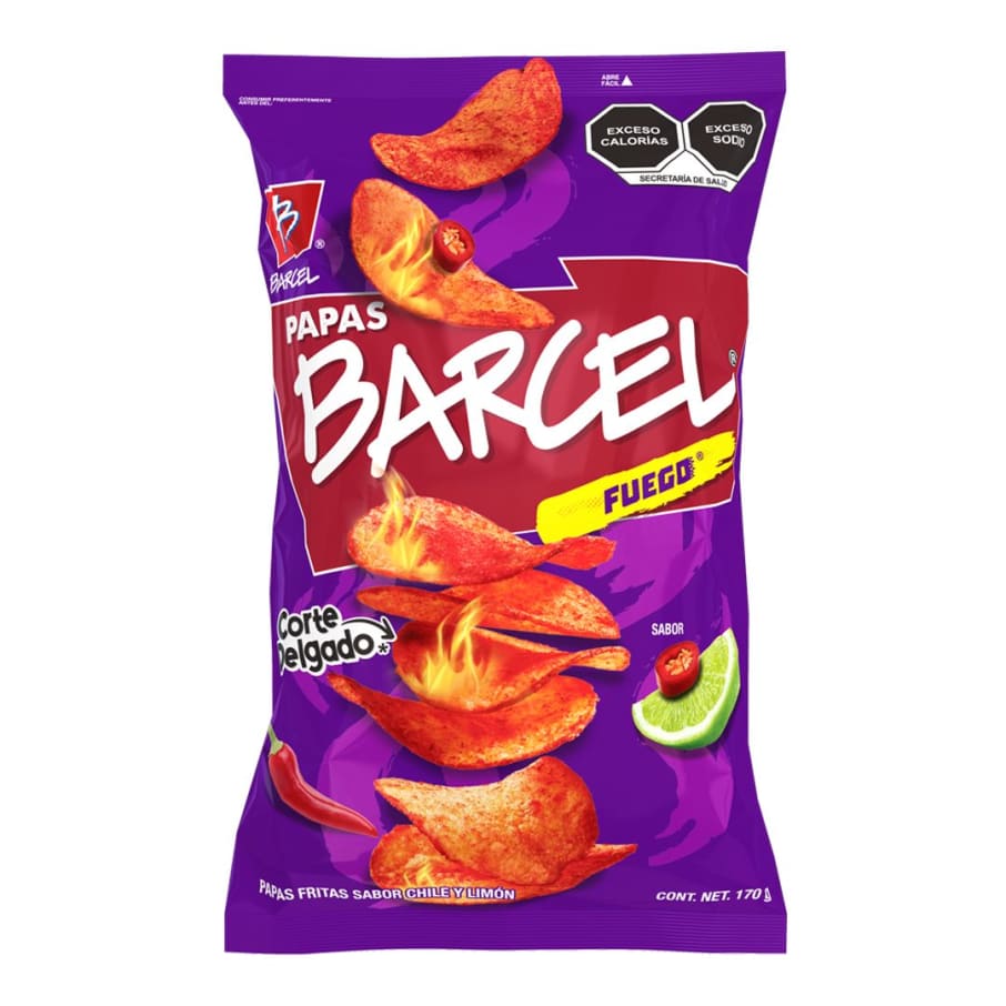 Papas Barcel Fuego 170 Gr