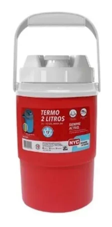 Termo Plastico 2 Lts Nyc V/Colores Art #101 E-12