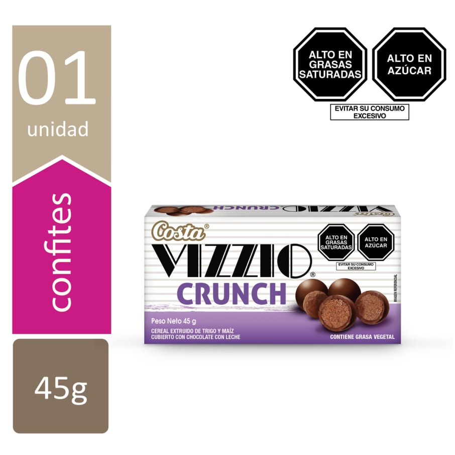 VIZZIO GRAGEA CRUNCH 45GR