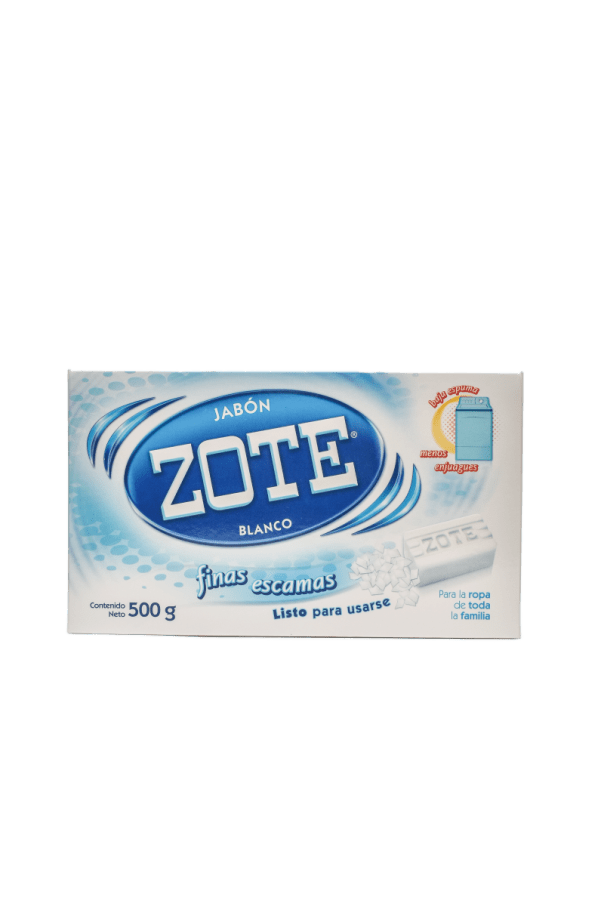 Jabon En Barra Zote Finas Escamas 500 Grs