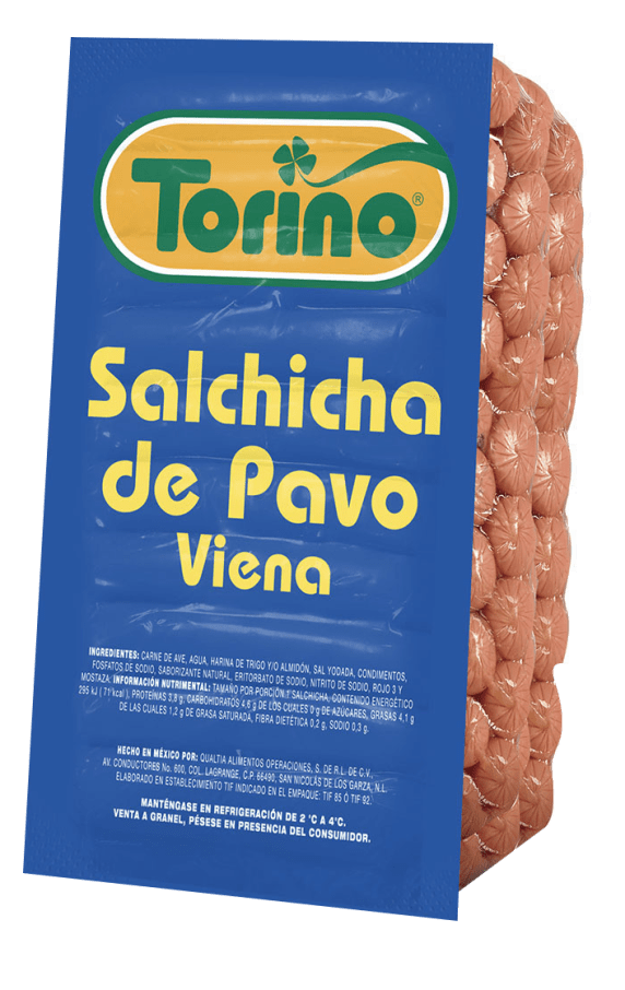 Salchicha Hot Dog De Pavo Torino A Granel