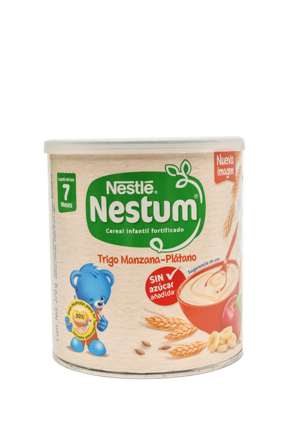 Cereal Nestum Trigo Manzana 2Da Etapa 270 Gr Lata