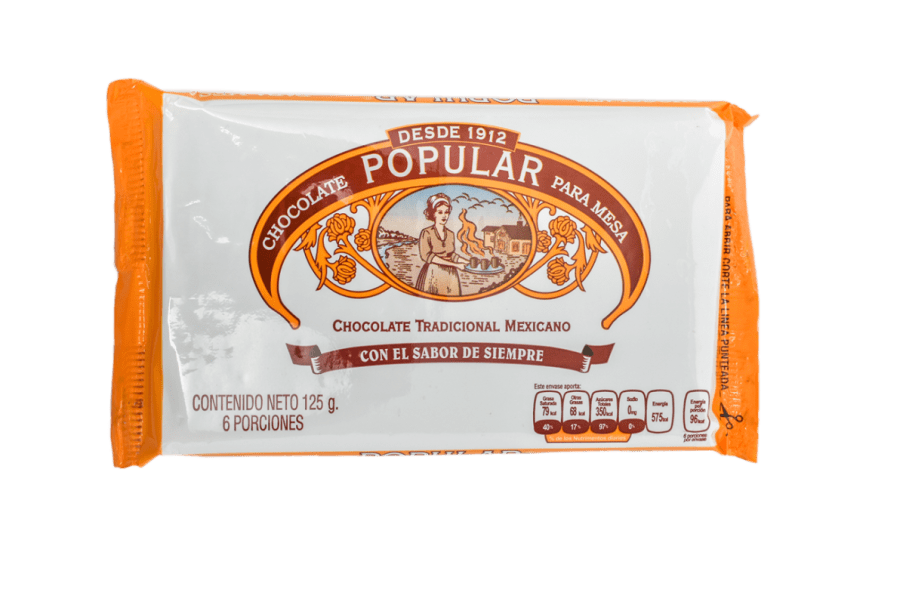 Chocolate Popular Marqueta 125 Gr
