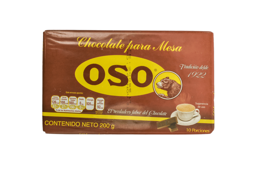 Chocolate Oso Marqueta 200 Gr