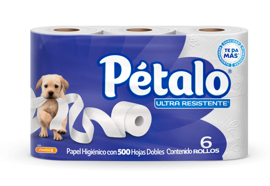 Higienico Petalo Ultra Resistente 500 Hd 6 R.