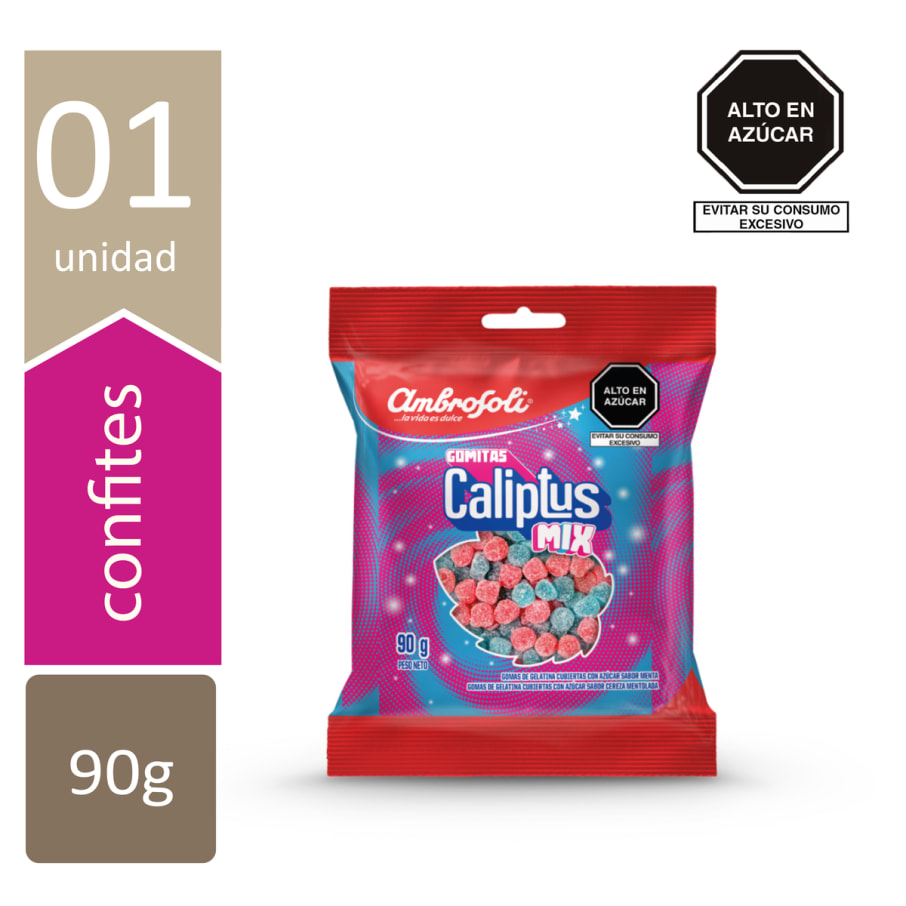 GOMAS CALIPTUS MIX 90GR